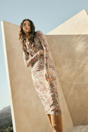 SWEET AUTUMN FLORAL DRESS